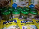 Первый прикорм от Nestle и Gerber