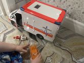 Машинка Bruder. Не заказывала, а OZON привёз