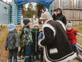 Дети и русские сказки) Про парк Сказов