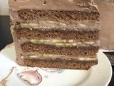 Сделала тортик 🍰 для своих к чаю)