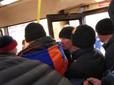 Подруга едет с работы.