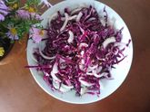 Салат из краснокочанной капусты