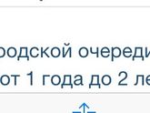 Очередь в сад