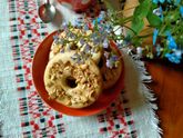 Песочное кольцо с арахисом