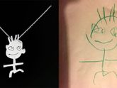 Украшения по детским рисункам