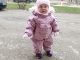 Сегодня дочка гуляла по