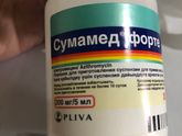 Суспензия сумамед форте