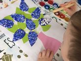 Идея весенней аппликации🌿