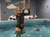 На тренировке)