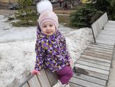 Наконец то Анюха подросла