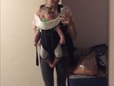 Обкатали кенгуруху babybjorn -