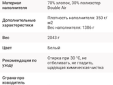 Помогите выбрать одеяло.