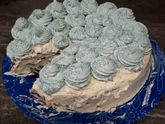 Без яиц и коровьего молока. Шоколадный тортик с кокосовый кремом