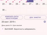 Завтра начинается овуляция, если