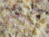Напекла пиццы с морепродуктами