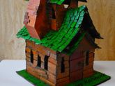 Сказочный домик из гофрокартона