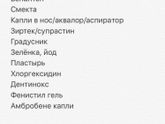 Аптечка в путешествие