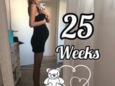 Кто подчеркивает животик, а кто прячет?