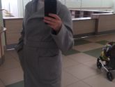 Только зашла, я ж