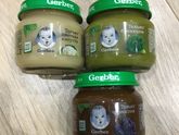 Пюре Gerber и каши Nestle