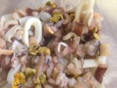 Напекла пиццы с морепродуктами