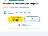 Резиновые сапожки