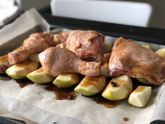 Куриные окорочка с яблоками 🍏🍗🍽👌🏼