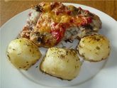Свинина, запеченная с овощами