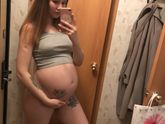 У кого какой животик на 24 недели?
