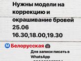 Модели на брови