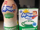 Биокефир и Биолакт от Агуши)