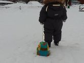 Пакет вещей и обувь