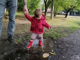 Наша первая лужа) в