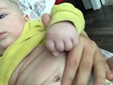 Заметила, что у малыша