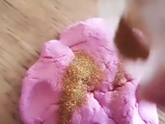 Слайм из зубной пасты и муки... Эксперимент