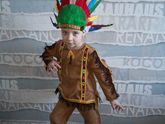 Темычу 5 лет (подготовка к индейской вечеринке часть2)