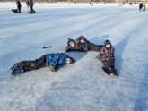 Покатались на коньках