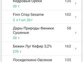 Калории на ГВ