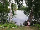 Отдых на озере.