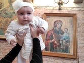 Покрестили вчера Агнию.