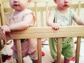 11 месяцев дочкам