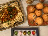 Маффины с черникой с шоколадом