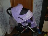 Прогулочная коляска с одним передним колесом