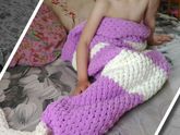 Плед хвост русалки для доченьки