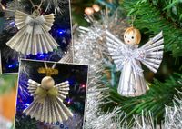 Сама нежность: сделала рождественских ангелочков из... макулатуры