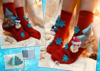 Мастер-класс: новогодние 3D-носки для ребёнка