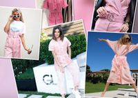 Модная битва: Вера Брежнева и Ксения Бородина в розовых комбинезонах