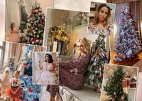 Праздник к нам приходит: как знаменитости украсили елки к Новому году
