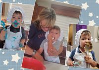 Железобетонные нервы: бабушка учит готовить двухлетнего внука – это видео стало хитом в Сети