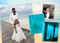 На дне мирового океана: дочь Тимати побывала в подводном ресторане вместе с папой